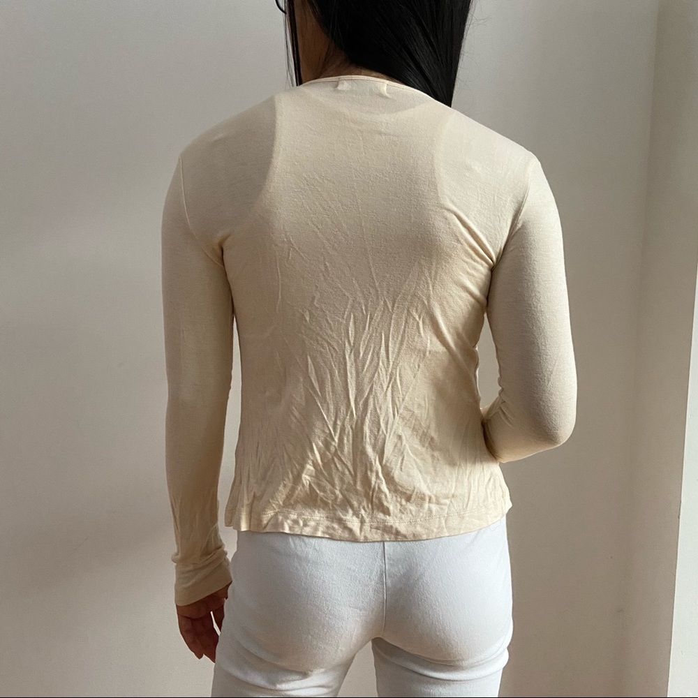 Light Peach Flower Cardigan - Picture 3 of 8